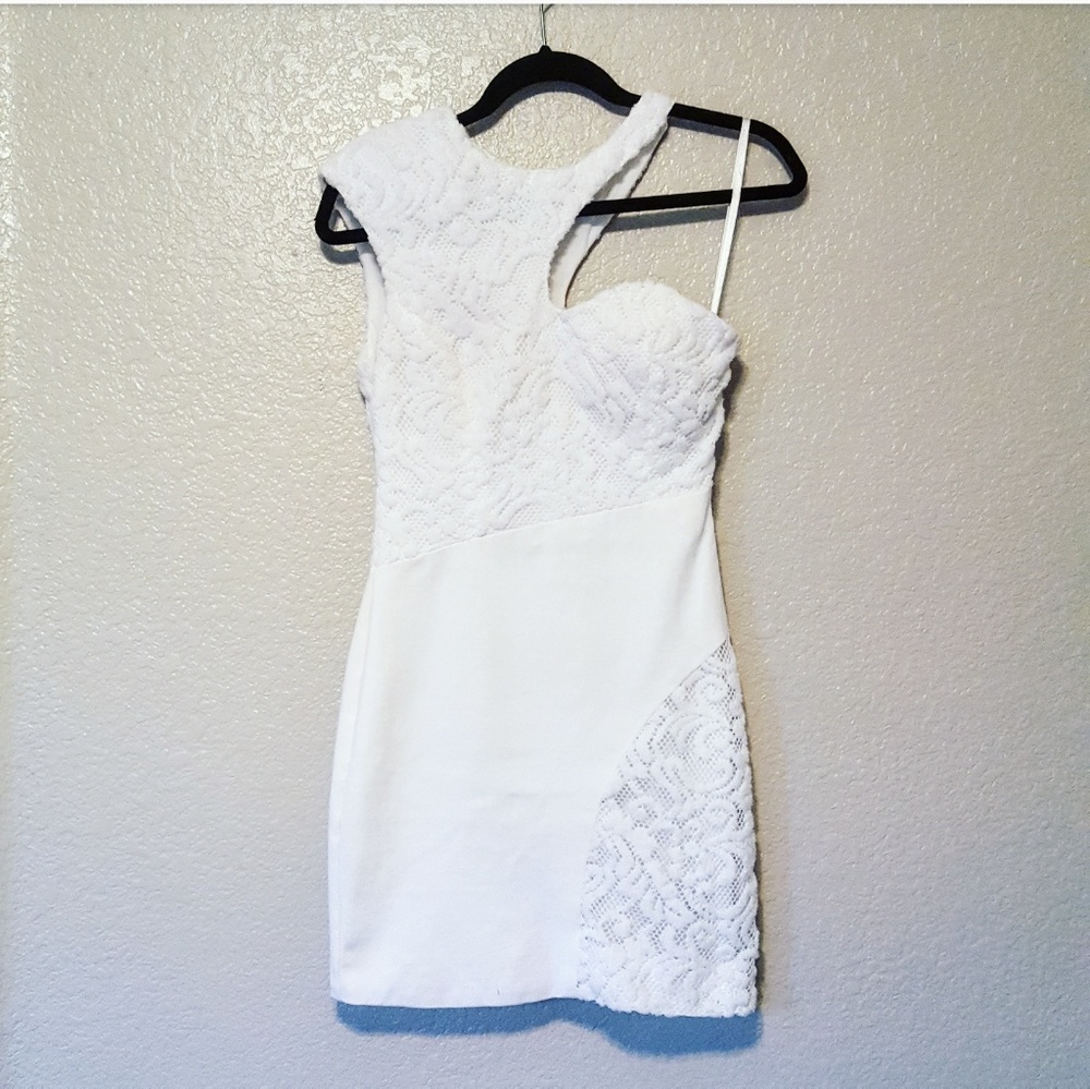 Gorgeous Custom White Cocktail Dress